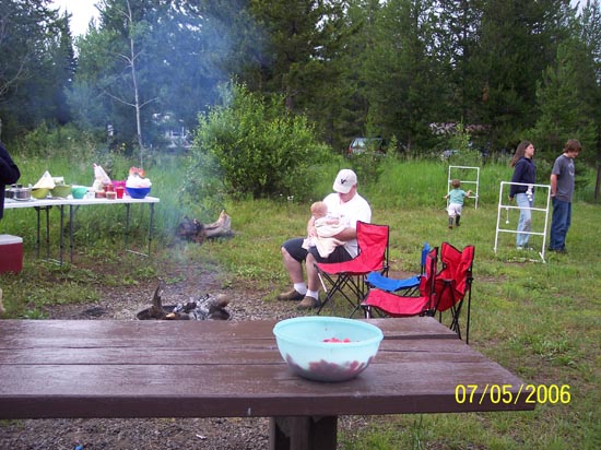 2006 family reunion in Yellowstone National Park